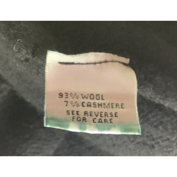 Talbots Woman 2X Black V-Neck Wool Sweater - Picture 7 of 8